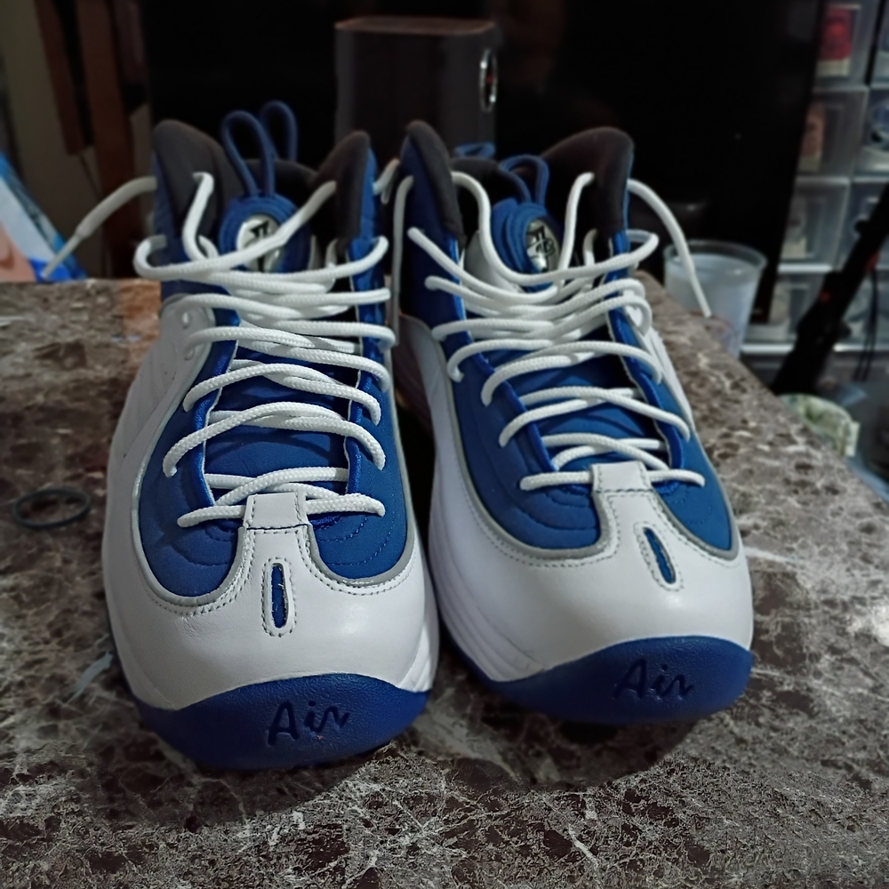 Nike Blue and White Sneakers - Picture 4 of 5